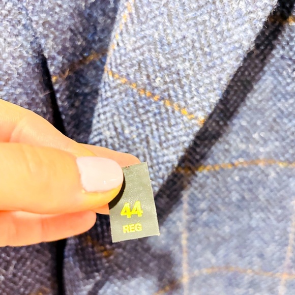 G.P. PEDRINI Vintage grey wool blazer | Double breasted retro suit | Size 44R * - Picture 8 of 8